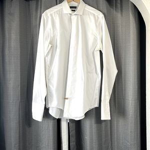 Calvin Klein French cuff white shirt
